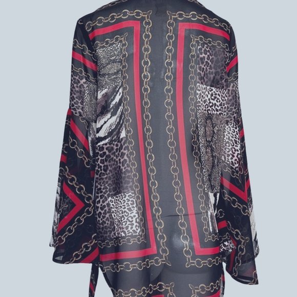 Violet Sky Tunic or Swim Suit Sheer CoverUp SZ Small NWT - Picture 9 of 9